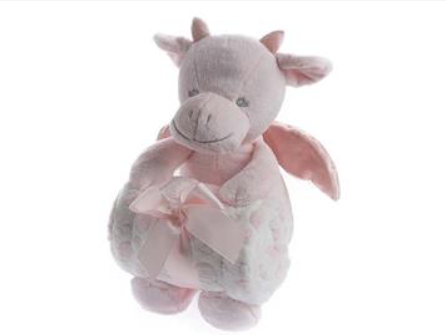 Peluche mas Manta Dragón Rosa
